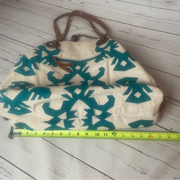 Lucky Brand Turquoise Covina Tote - Picture 12 of 14